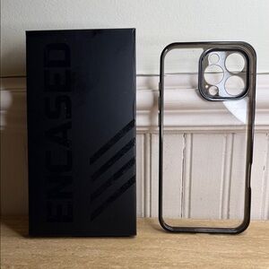 Black Transparent Phone Case